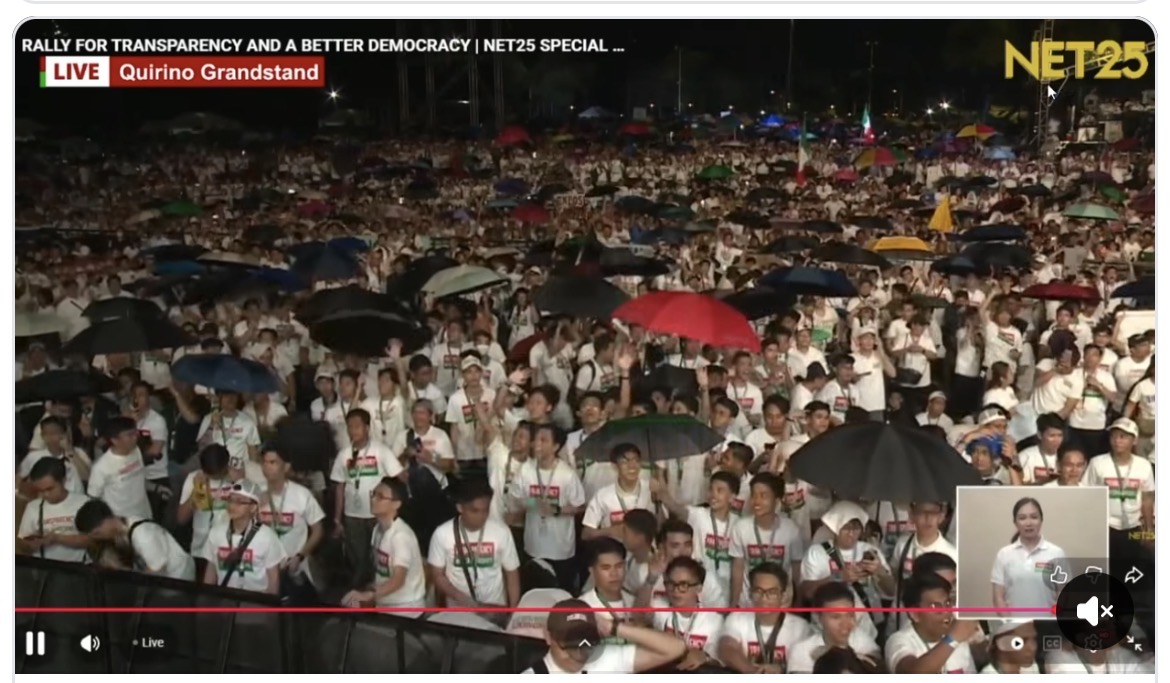 INC Rally at the Quirino Grandstand