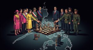 To represent the alliance of the 3 forces: Pin, Yellow and Pro BBM